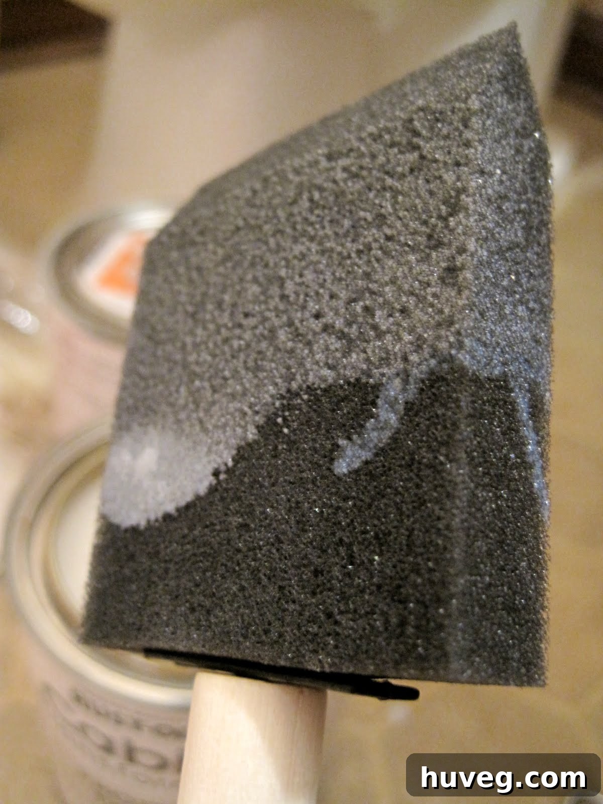 Use a foam brush or roller for an impeccably smooth top coat finish.