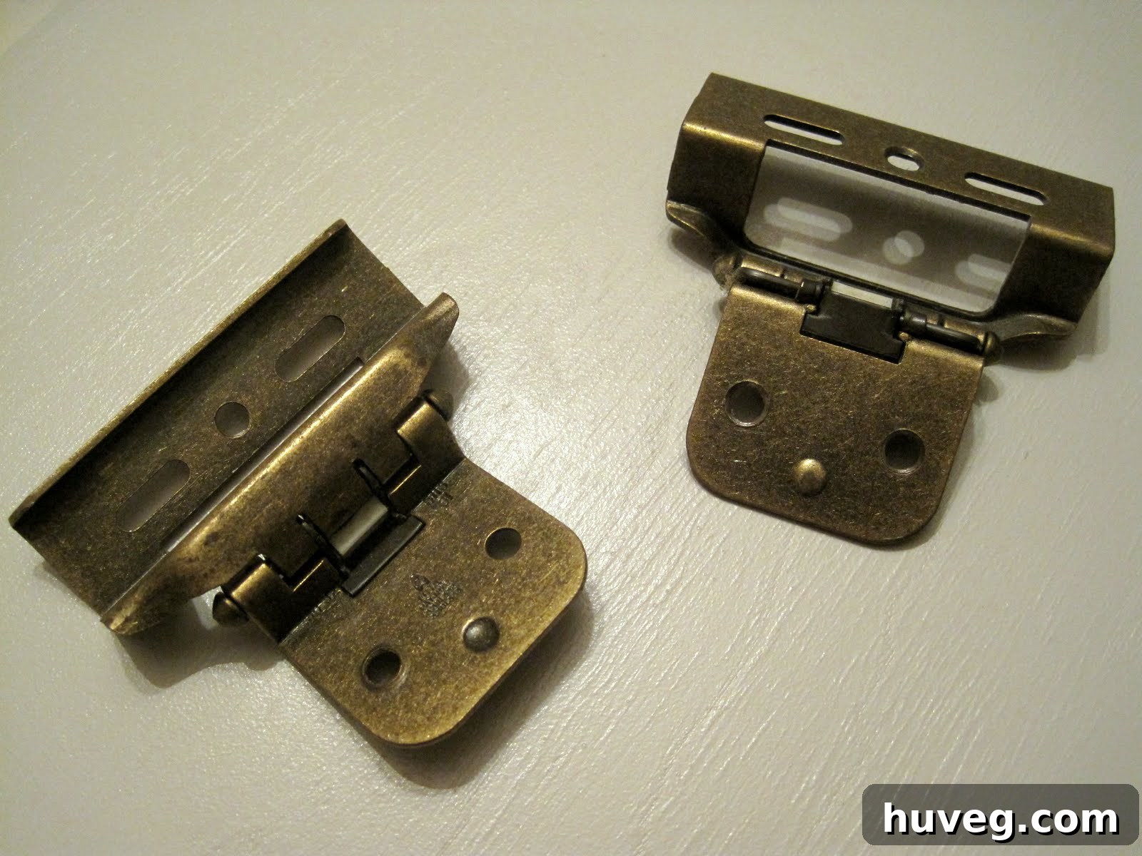 Existing bathroom cabinet hardware needing a refresh