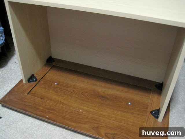 Finished drawer with Elmer's