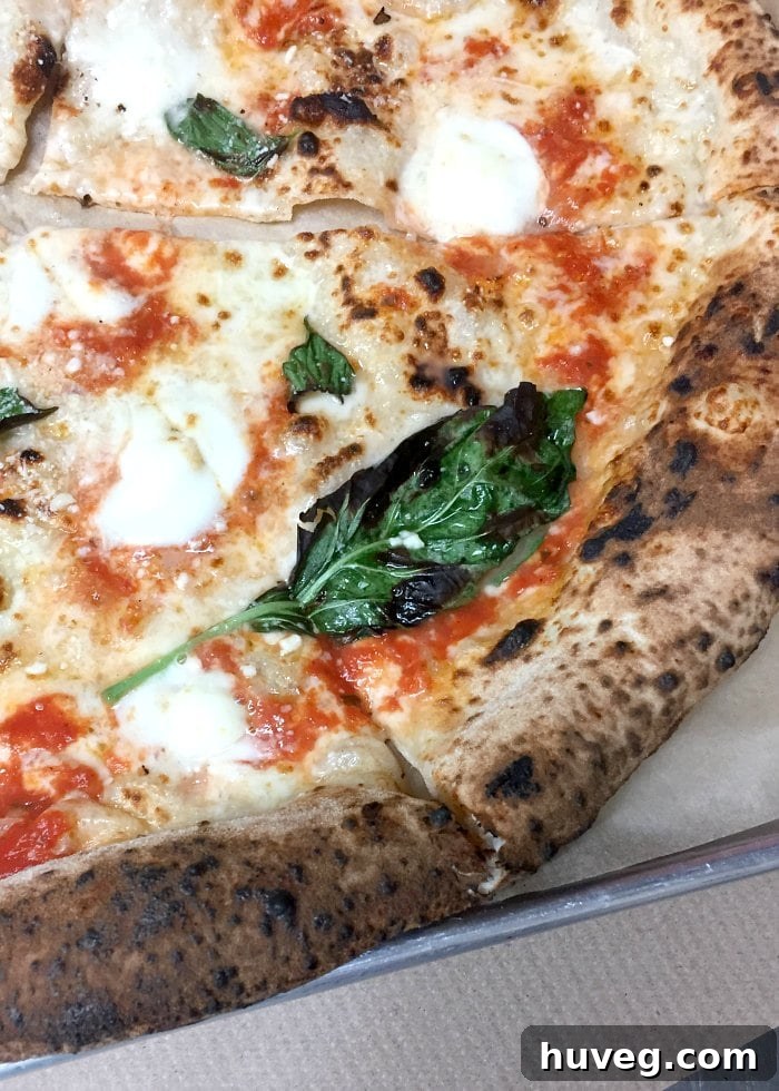 Delicious pizza at Antico, a perfect casual dinner idea for DIY enthusiasts