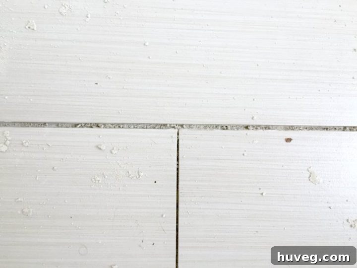 different tile widths master bath