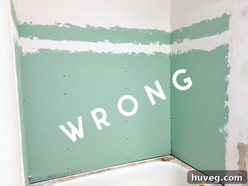 greenboard-not-the-right-material