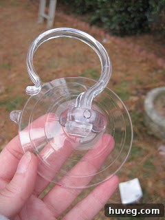 Another view of a sturdy, robust suction cup, highlighting its construction for reliable outdoor use in all weather conditions.