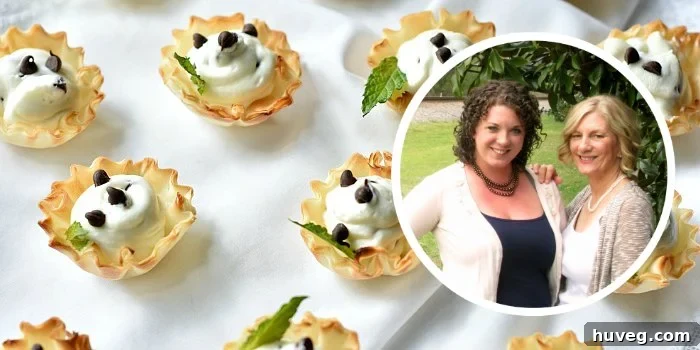 Delicious Mini Chocolate Chip Cheesecakes by Biscuits and Burlap