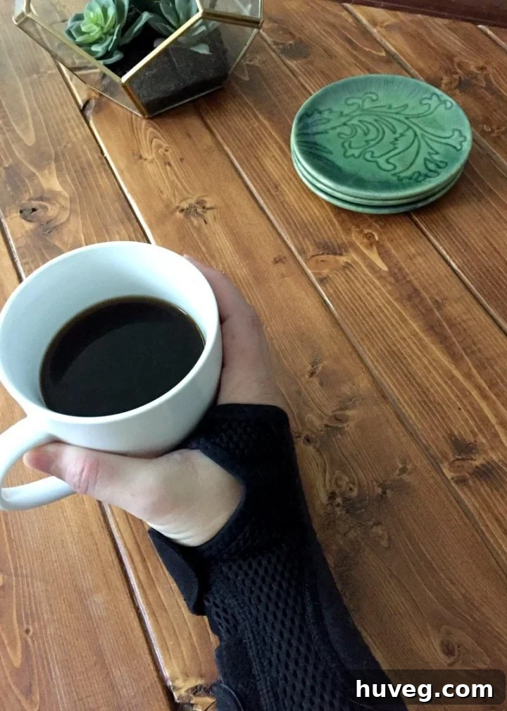 wrist brace for carpal tunnel - coffee table