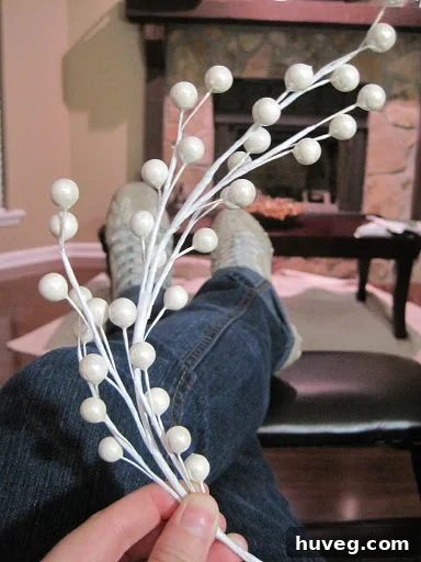 Shape the berry stem