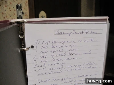 Detailed shot of beautiful cursive handwriting in the recipe book