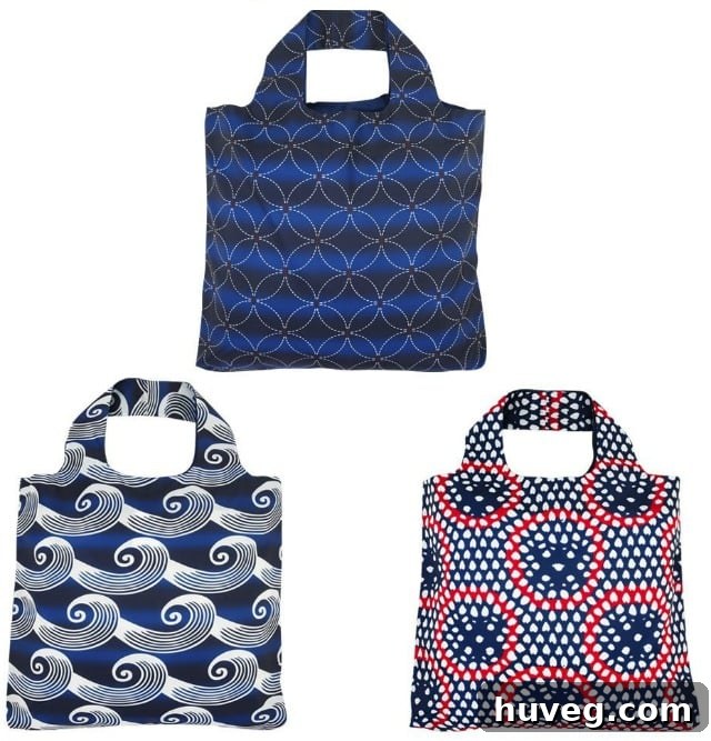 Compact, foldable Envirosax bag, ideal for extra souvenirs