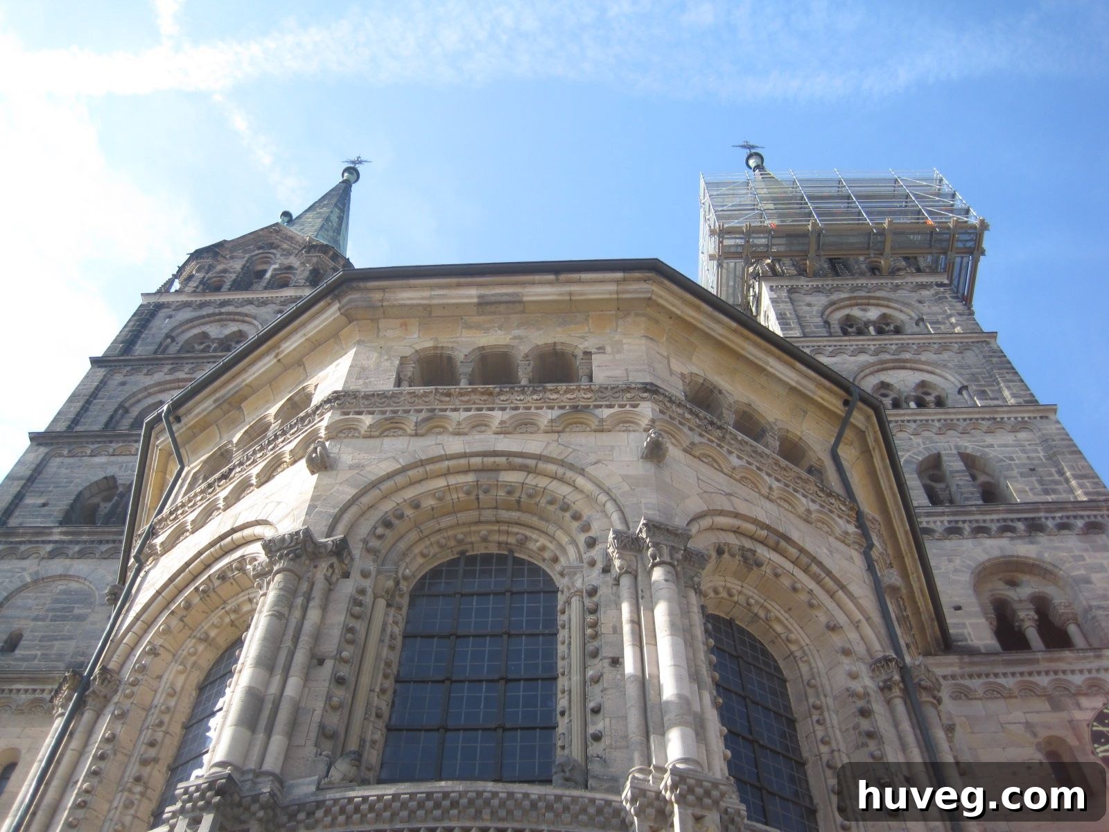 Exterior of the magnificent Bamberg Cathedral