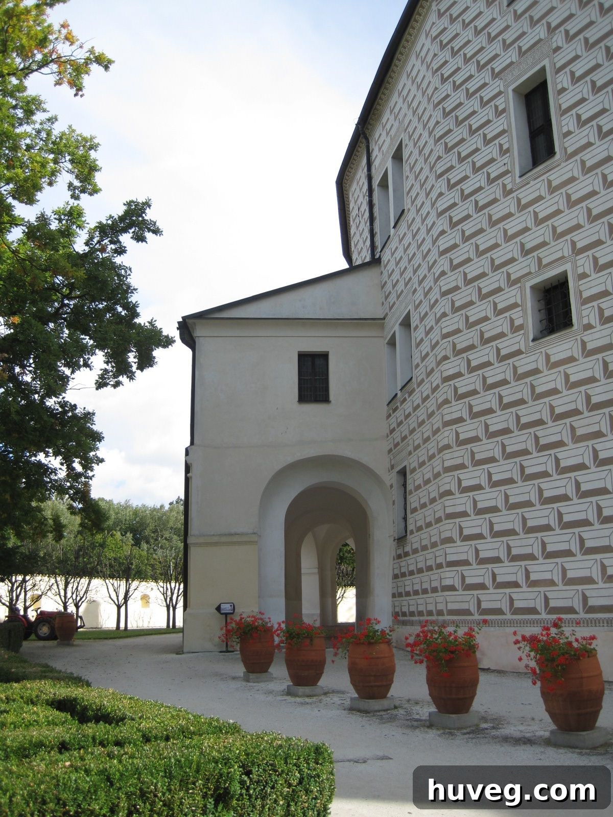 Outer grounds of Bohemian Březnice Castle