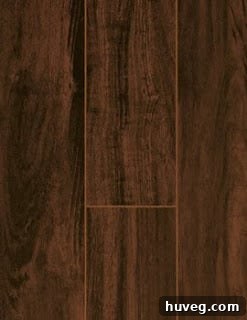 Brazilian Walnut laminate flooring sample