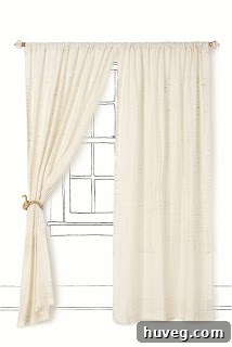 Muted Gleam Curtain Panels, elegant window treatments by Anthropologie