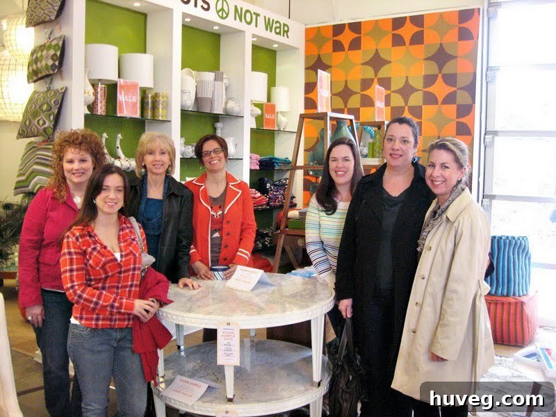 Atlanta bloggers enjoying a day out shopping for home decor inspiration