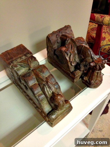 Antique corbels for home decor found at Savvy Snoot Atlanta