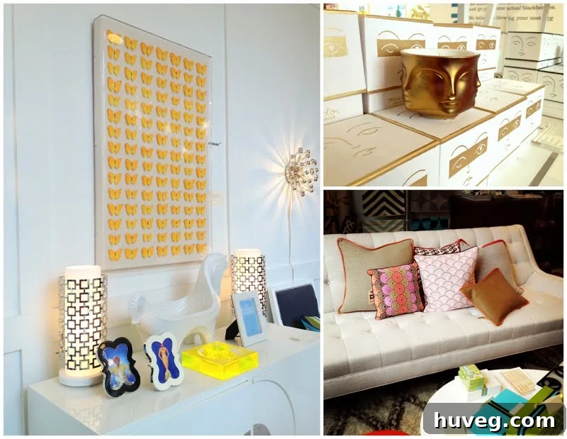 Interior view of Jonathan Adler store showcasing colorful furniture and decor