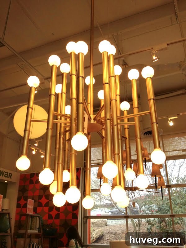 Jonathan Adler banana rug and chic light fixture for home entryway ideas