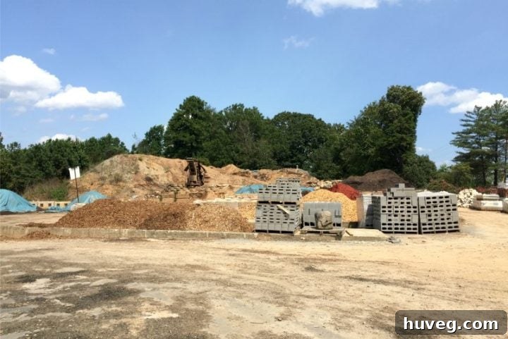 Bulk gravel and mulch sourced from a local landscape supply company