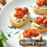 Herbed Goat Cheese Crostini with Roasted Tomatoes