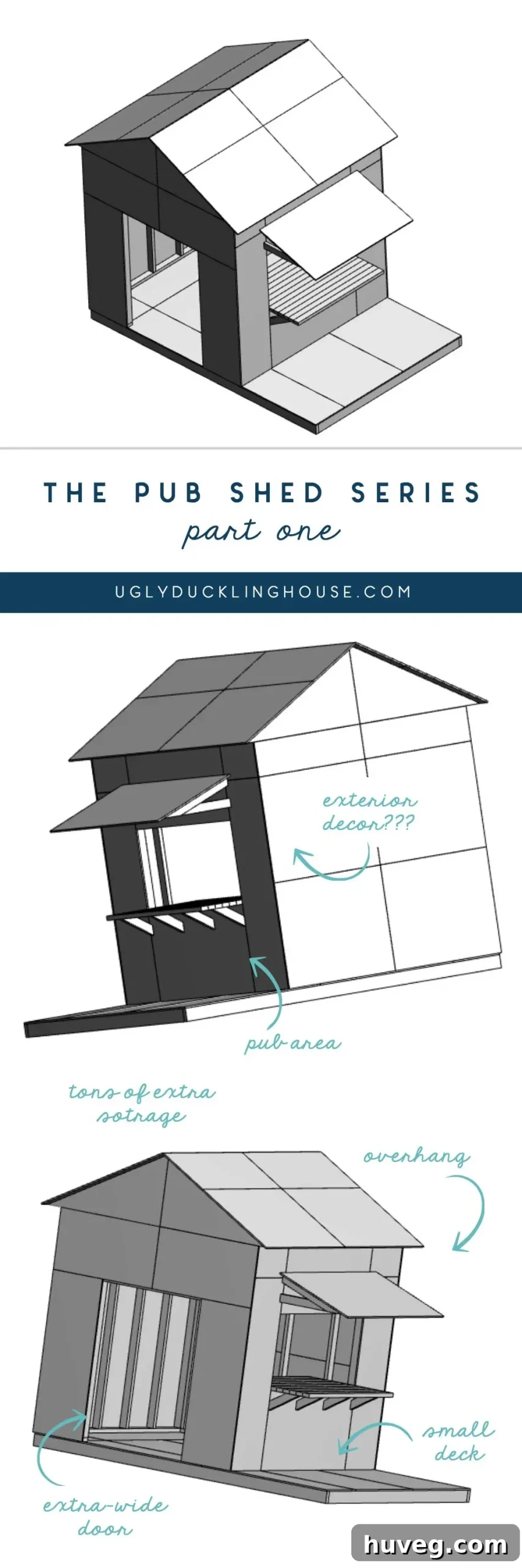 The Pub Shed Series from Ugly Duckling House