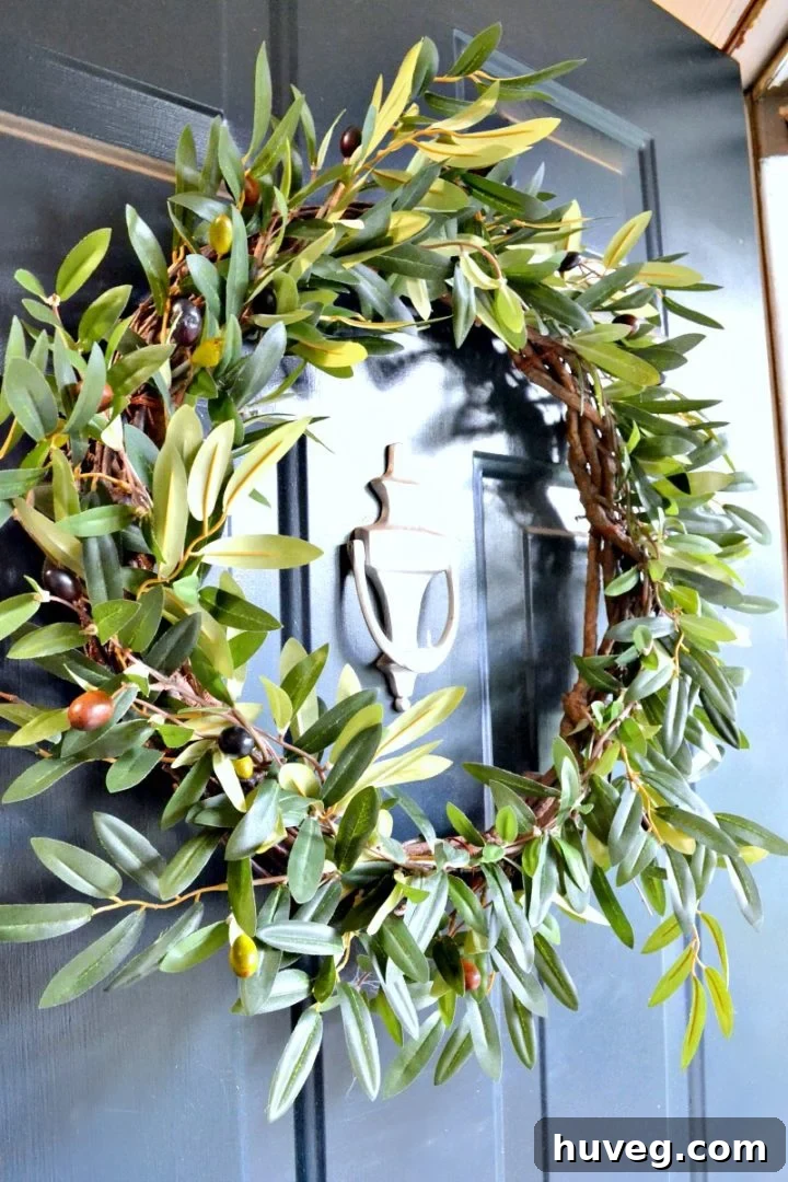 front door fall wreath