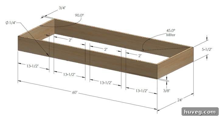 DIY Outdoor Drink Station Frame - Detailed Plan 1
