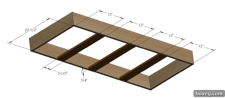 DIY Outdoor Drink Station Frame - Detailed Plan 2