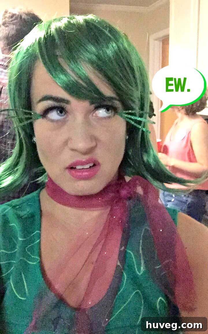 Disgust Inside Out Cosplay - Halloween Costume - In Character
