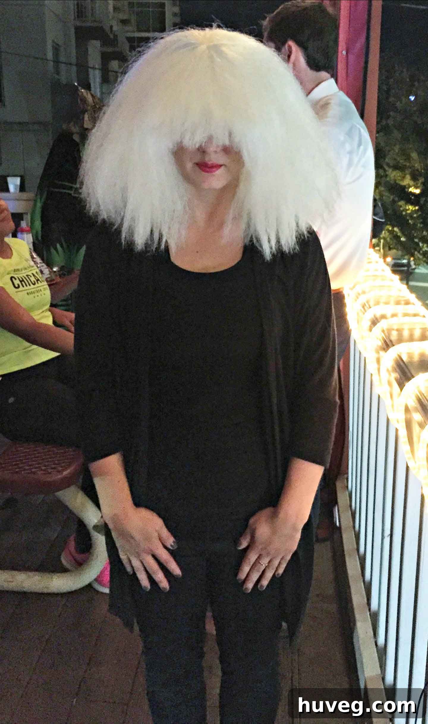 Sia Running Costume - Easy Halloween Idea