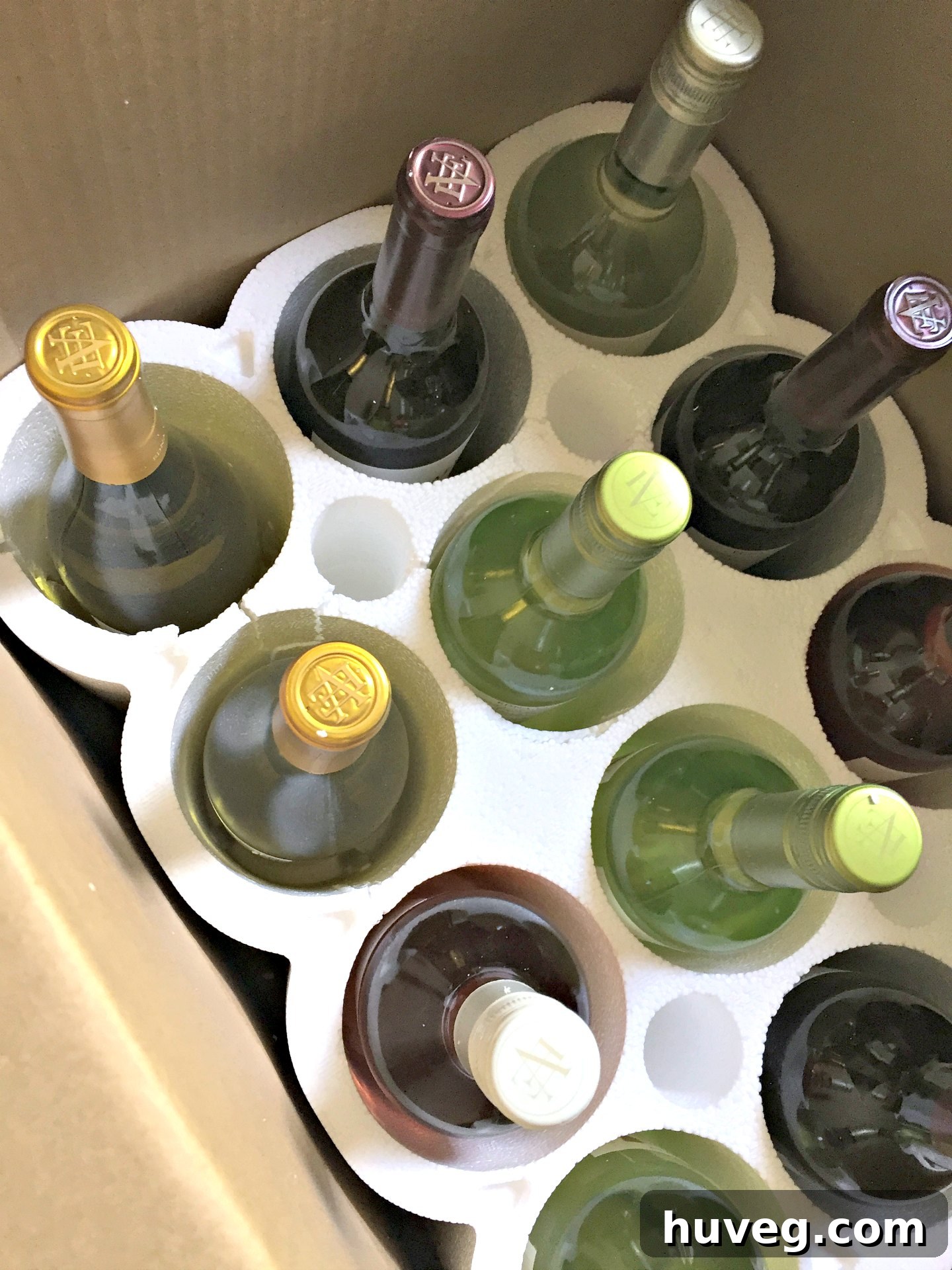 First samples of Edna Valley Vineyard wines, signaling a moment of celebration