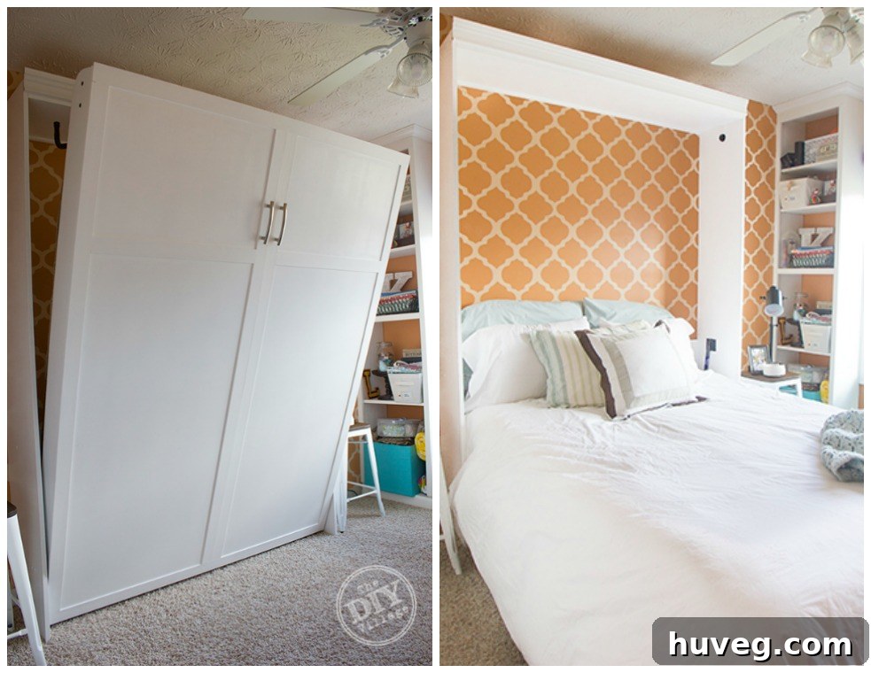 DIY Village murphy bed setup