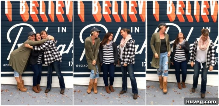 Group photo of Sandra, Sarah, and Brittany in Raleigh