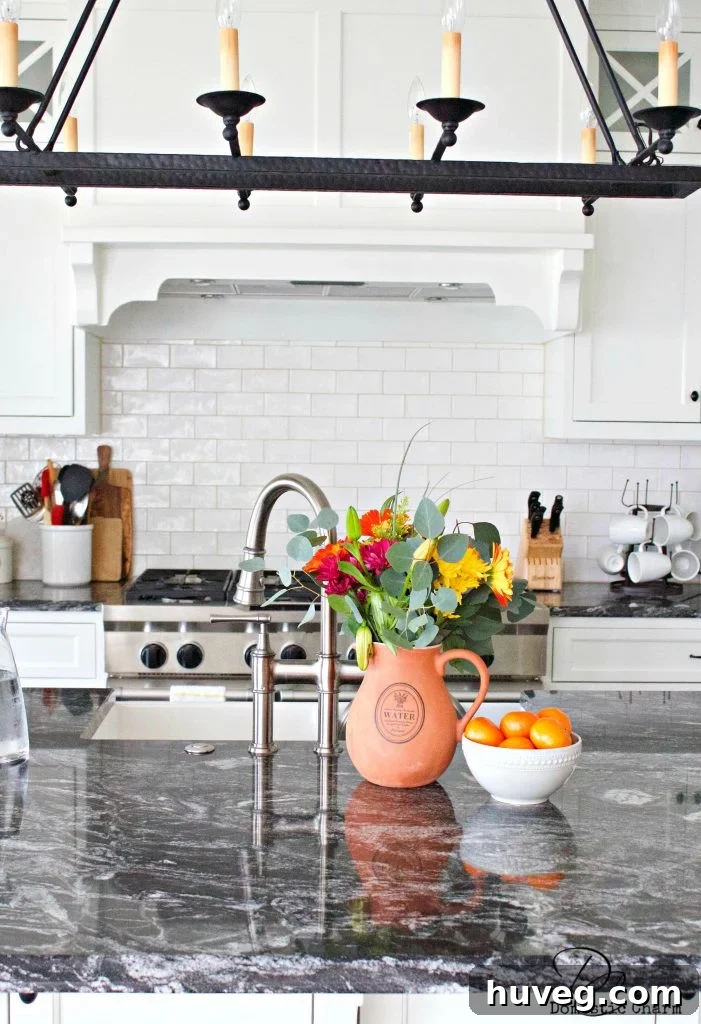 Greenery on counter top/ Domestic Charm