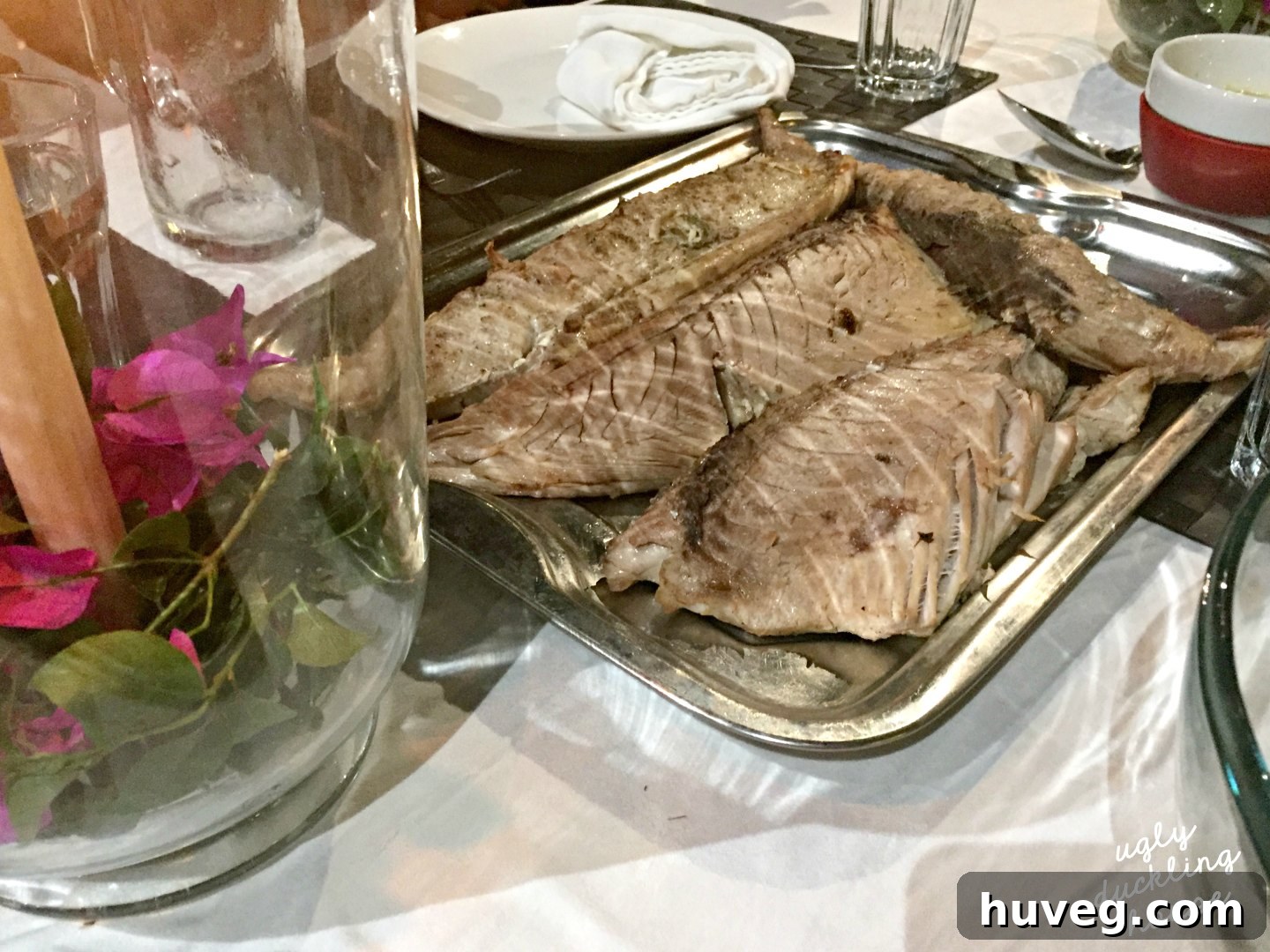 Thanksgiving fish dinner