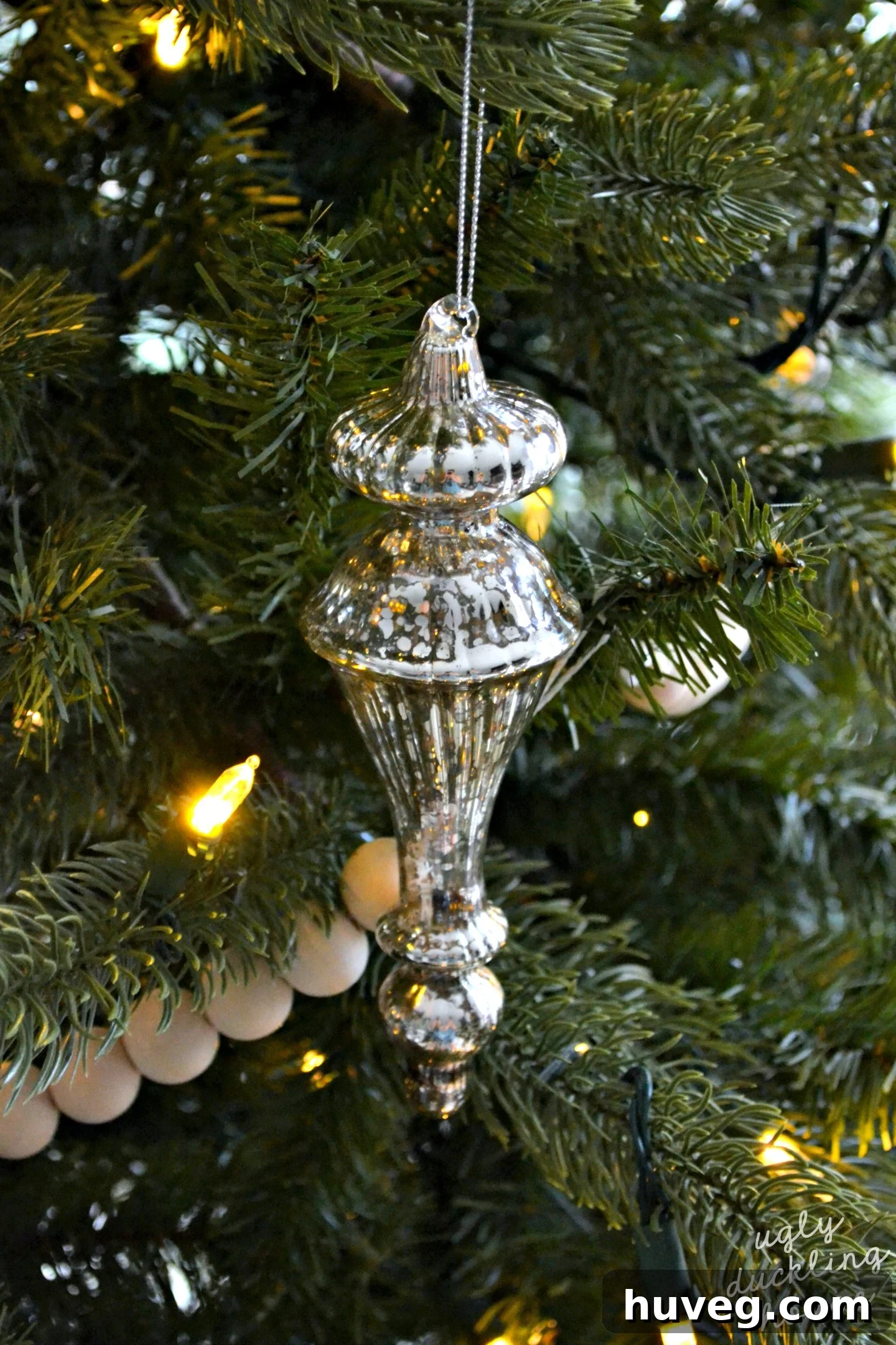 how to hide the ends of the garland