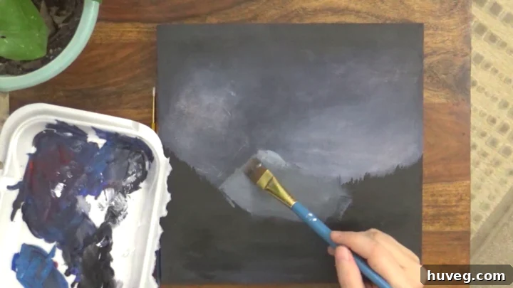 adding in center mountain