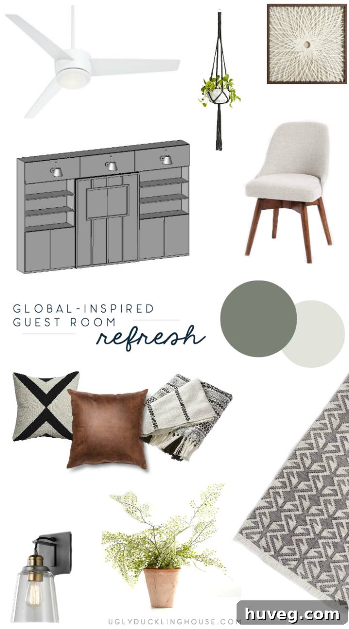 Guest Bedroom Mood Board