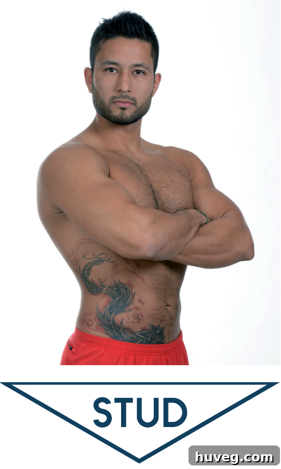 Stud finder printable version 2, featuring a muscular man named Mark.