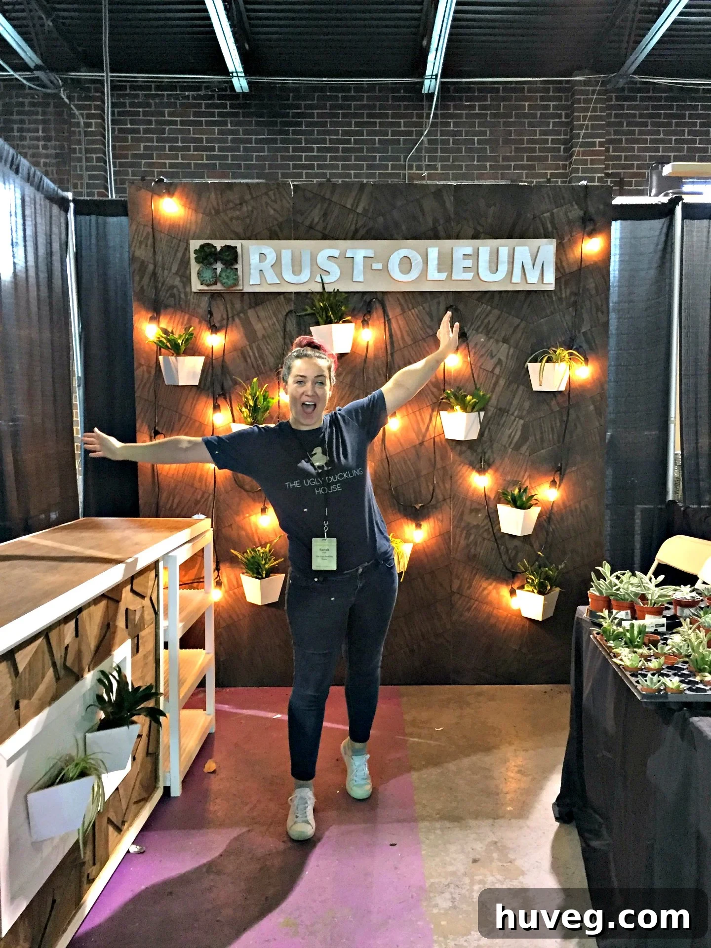 the Rust-Oleum booth I designed and built for WorkbenchCon