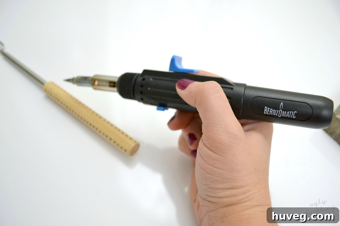 Bernzomatic ST500 soldering iron, a versatile tool for wood burning and crafting