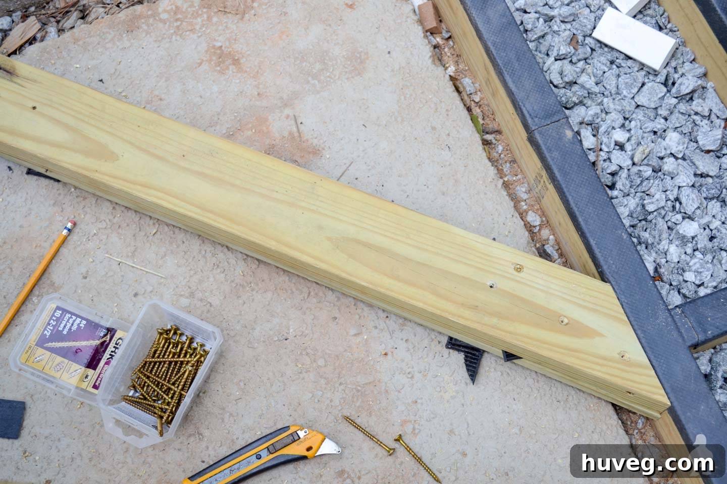 build a floating deck over concrete patio