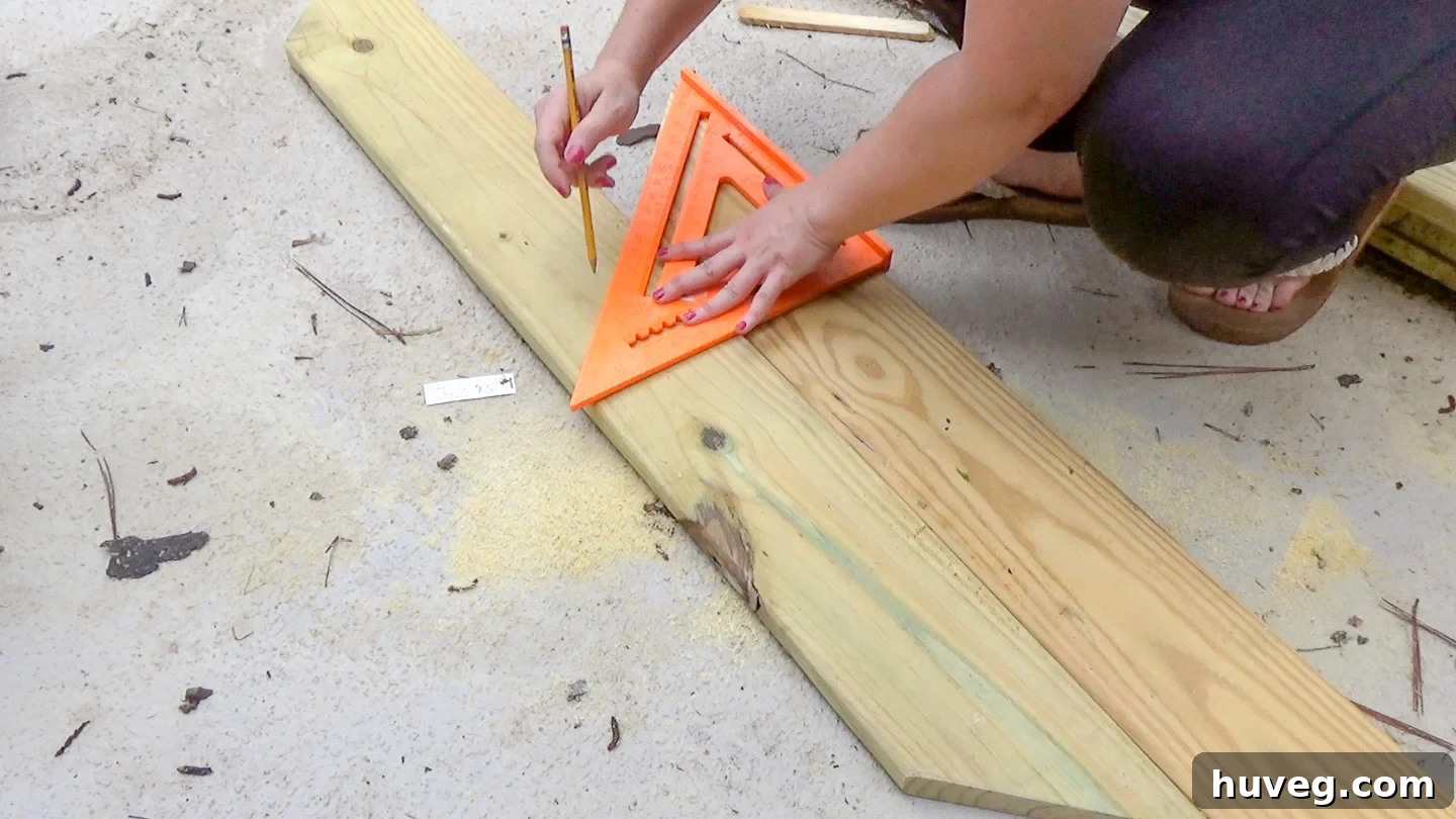 45 degree angles for mini deck
