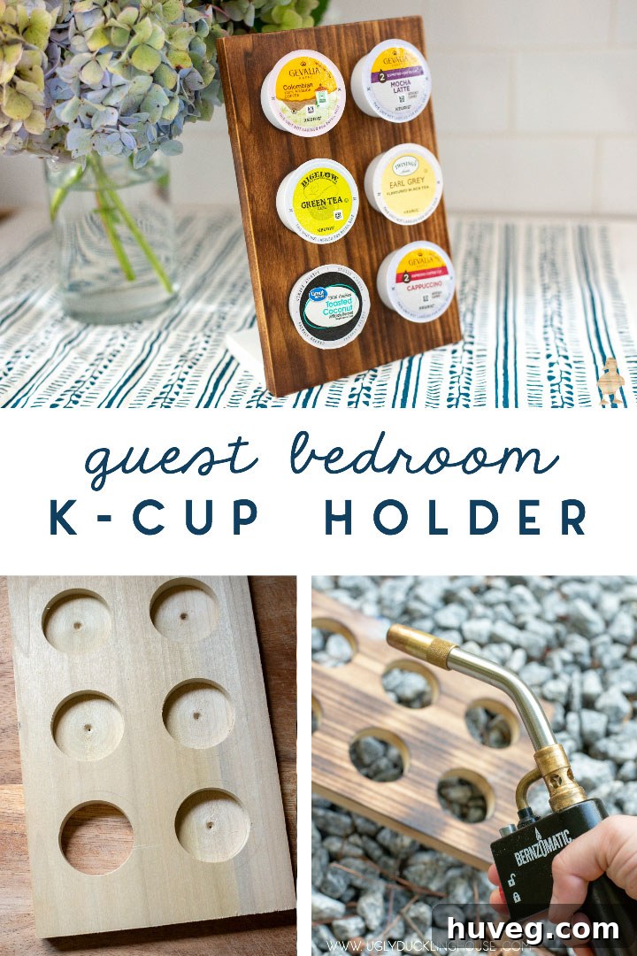 guest bedroom k cup holder