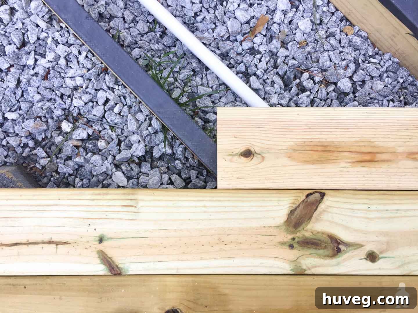 example of support underneath deck
