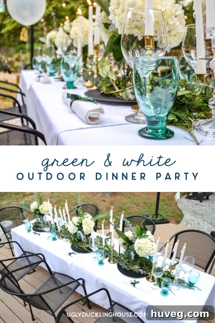 green-black-and-white-outdoor-dinner-party