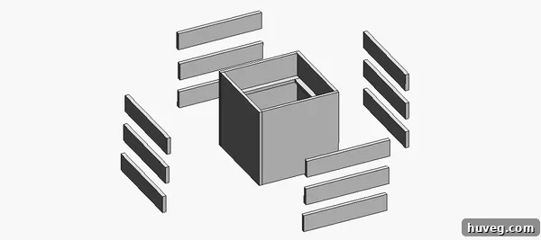 Outdoor Light Pole Planter Assembly Steps Animation