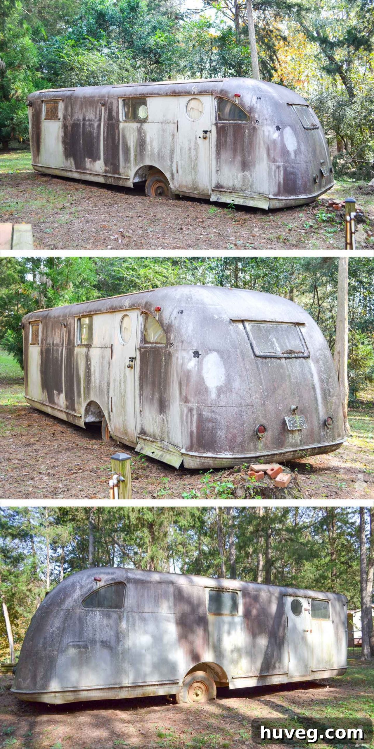 exterior of vintage camper - rubys revival