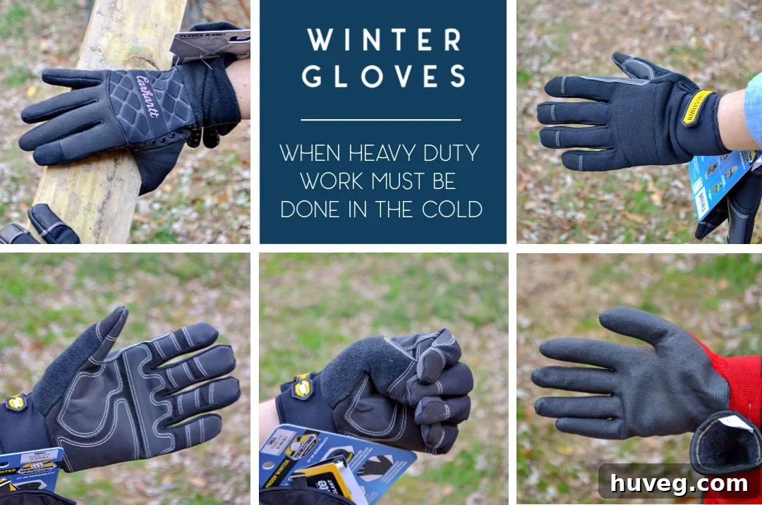 winter work gloves for small hands