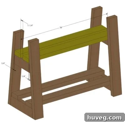 firewood rack step 4