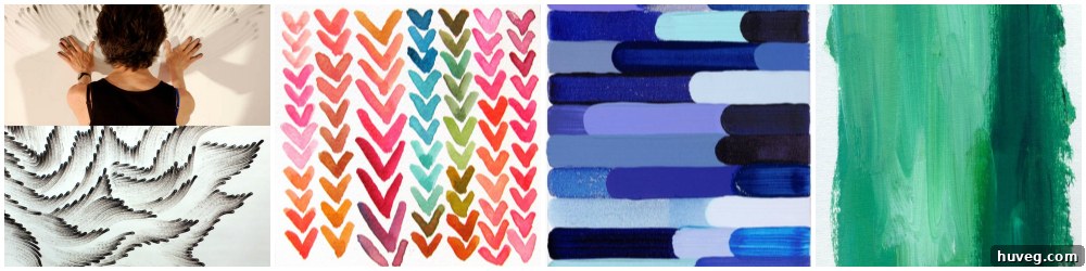 Art created with the distinctive texture and style of fingerpainting.
