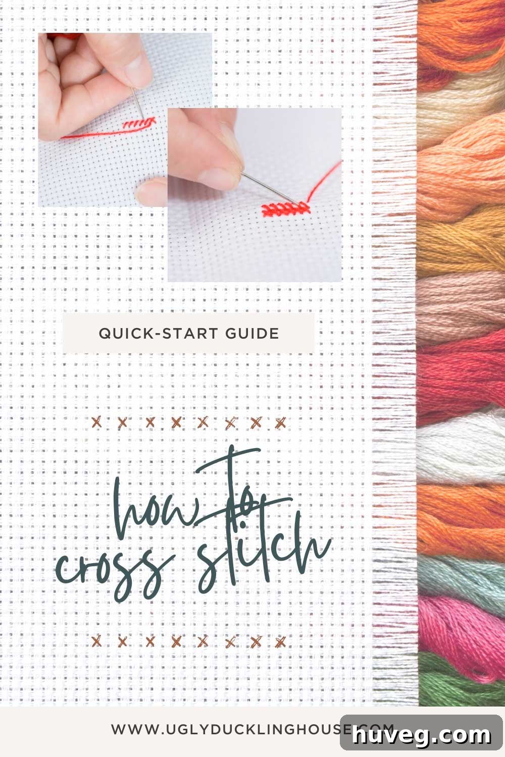 how to cross stitch - quick start guide for beginners